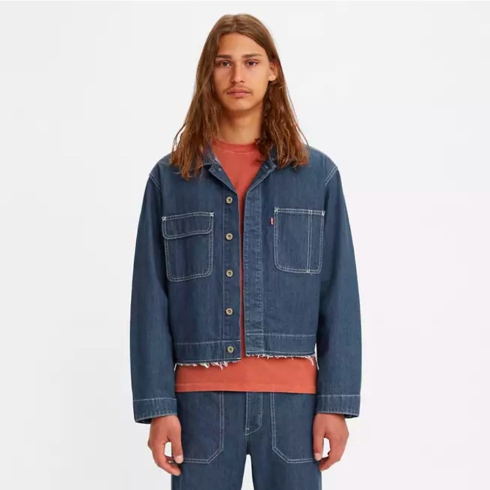 Levi’s Premium Half-All oversized trucker jacket size XL